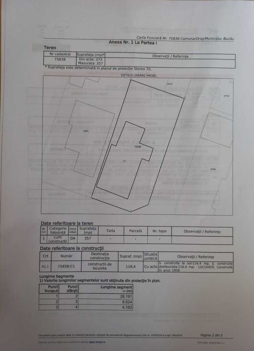 Vând casă în municipiul Buzău. Locatie deosebita.