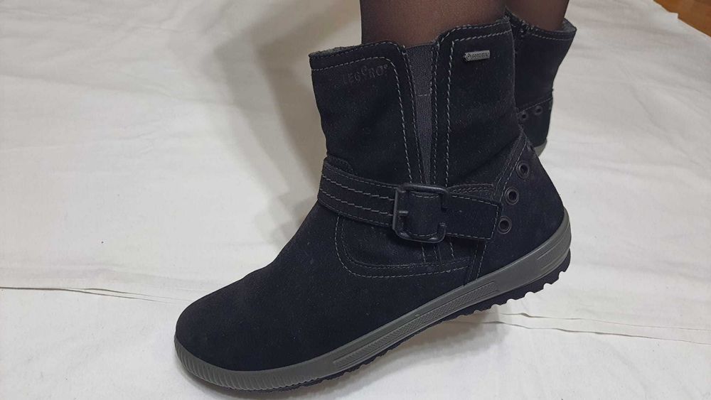 Ghete piele naturala captusite LEGERO Goretex marimea 40-40,5