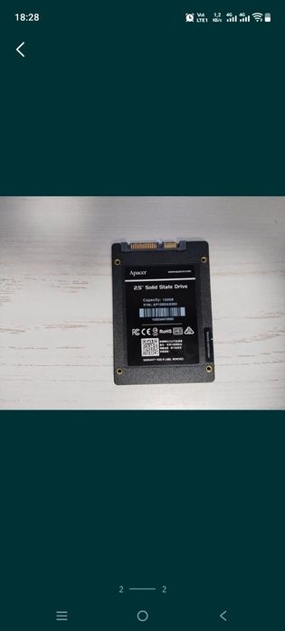 Продам SSD 2.5"7мм 120