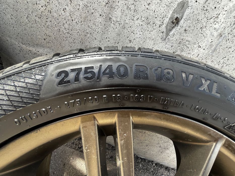 Джанти 18 , 5/120 Спорт Пакет с Гуми Continental , BMW БМВ