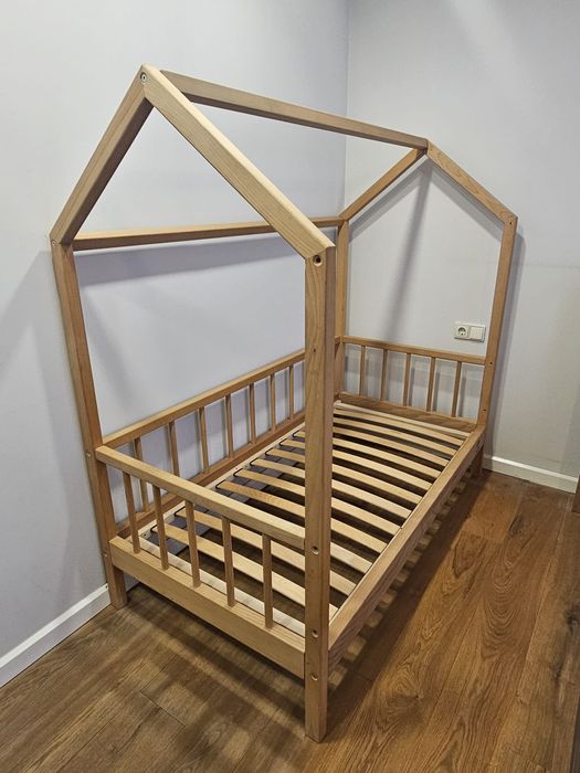 Vand pat casuta copii lemn masiv