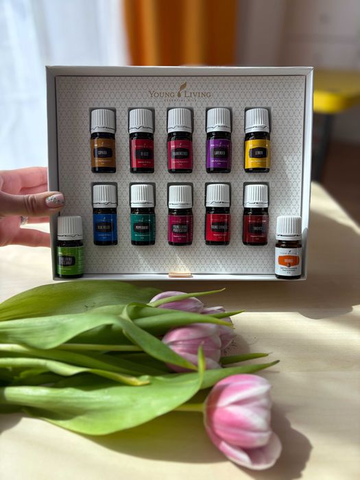 Kit Premium cu 12 uleiuri esentiale Young Living+BONUS difuzor