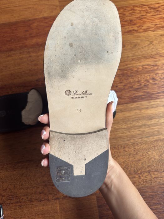 Loro Piana - Sea-Pacific Walk Braided Leather Slides - Brown size 44