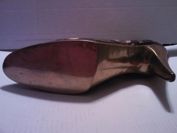 Pantof dama vintage alama bronz emailat Anglia