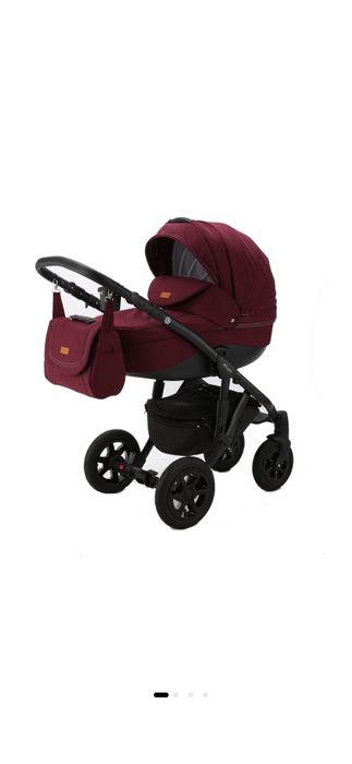 Carucior 3 in 1 Adamex Barletta C207, Burgundy Red