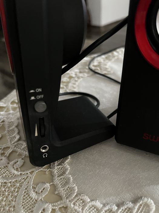 Set de doua difuzoare Purephonic USB  rosu SWEEX