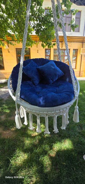 Гамак Качели макраме, Кул мехнати аргимчок Gamak,Argimchoq