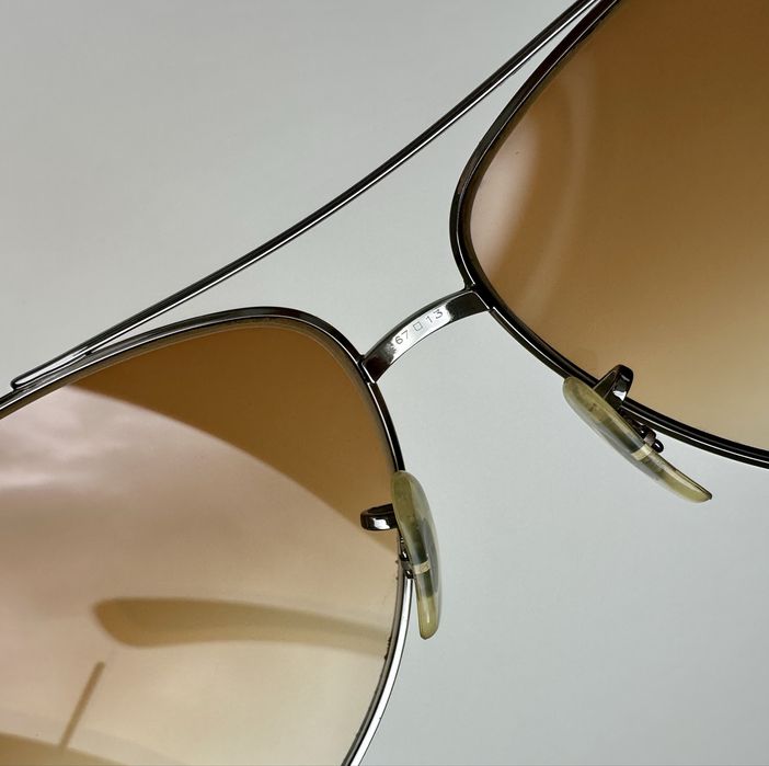 Ray Ban RB3386 Aviator Gunmetal кафяв Brown Gradient 67mm Made in Italy ПРОМО -30%
