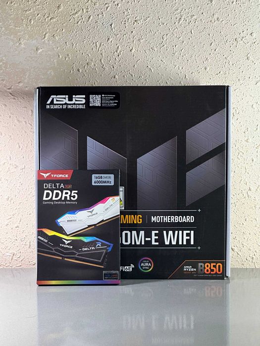 ASUS TUF GAMING B850M-E WIFI AM5 DDR5 Ryzen 7 8 9 комплект