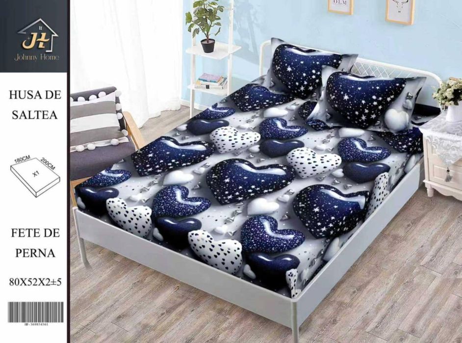 Lenjerie de pat digitala 3 piese finet