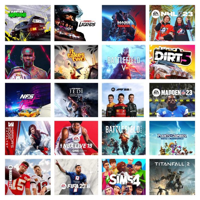 Подписка на игры PS4&PS5 от студии EA (60 игр доступно)