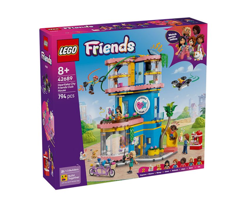 Lego friends клуб на приятелите като нов