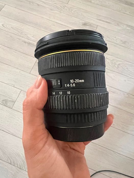 Obiectiv Sigma 10-20 mm 4-5.6 pentru Canon
