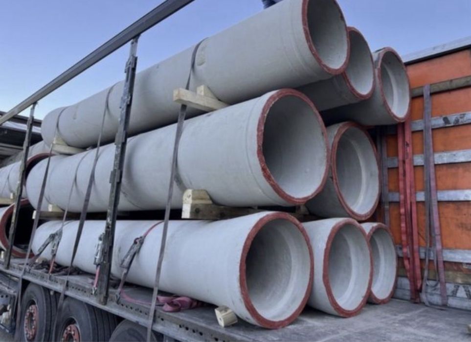 Tuburi beton armat Ø600 / Ø800 / Ø1000 – 5.20 m – Transport disponibil