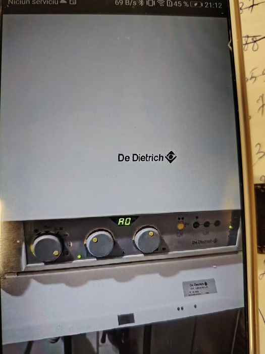 Centrala gaz murală în condnsație De Dietrich 2.24