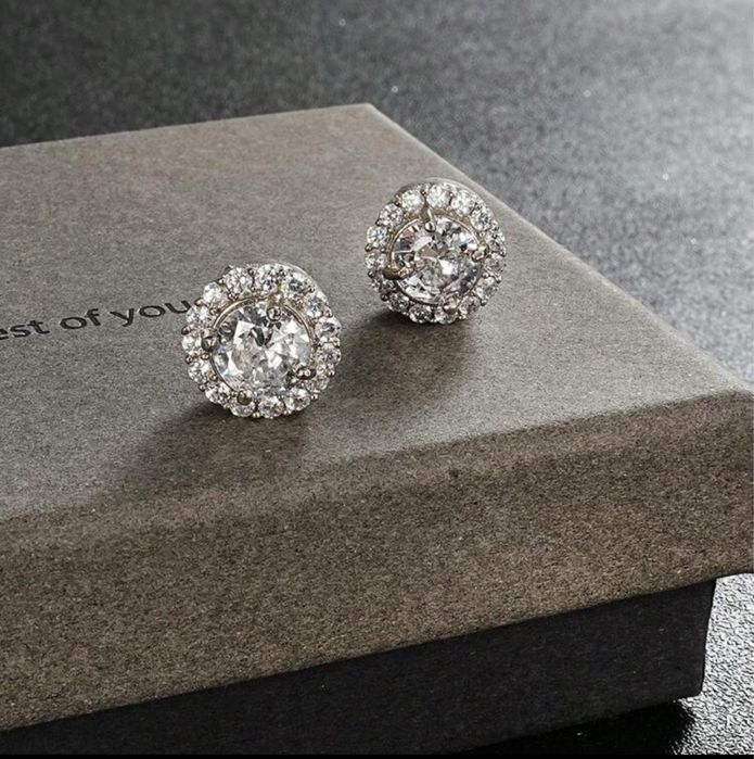 Cerecei cu magnet cu cristale