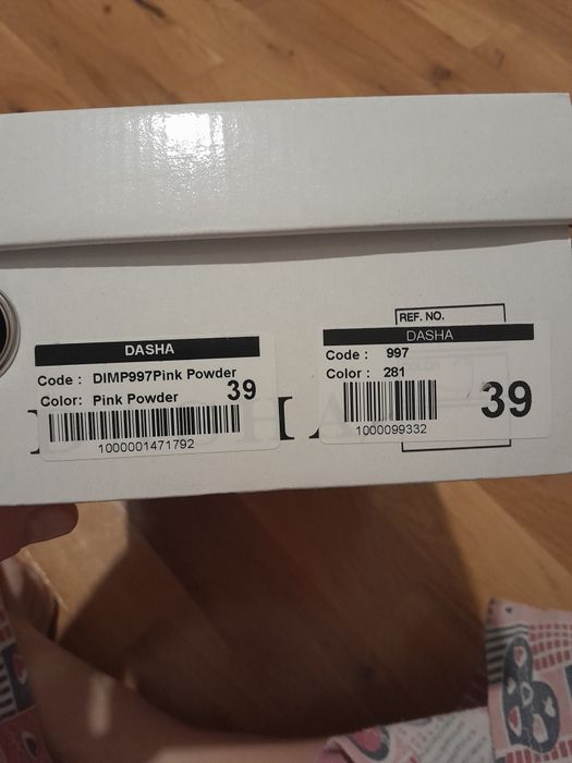 Pantofi Dasha roz,piele naturala 39