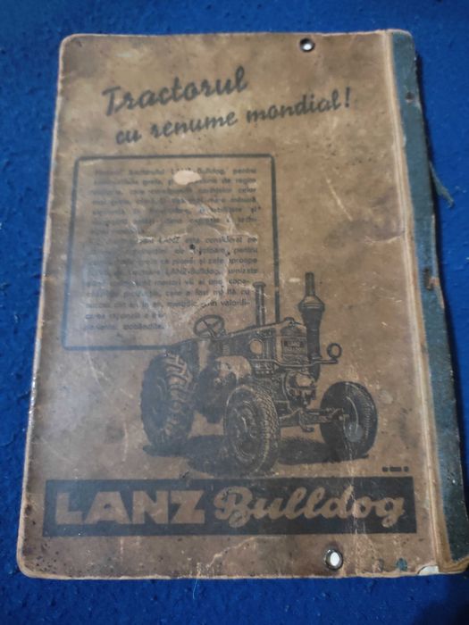 Manual original Lanz Bulldog An 1935