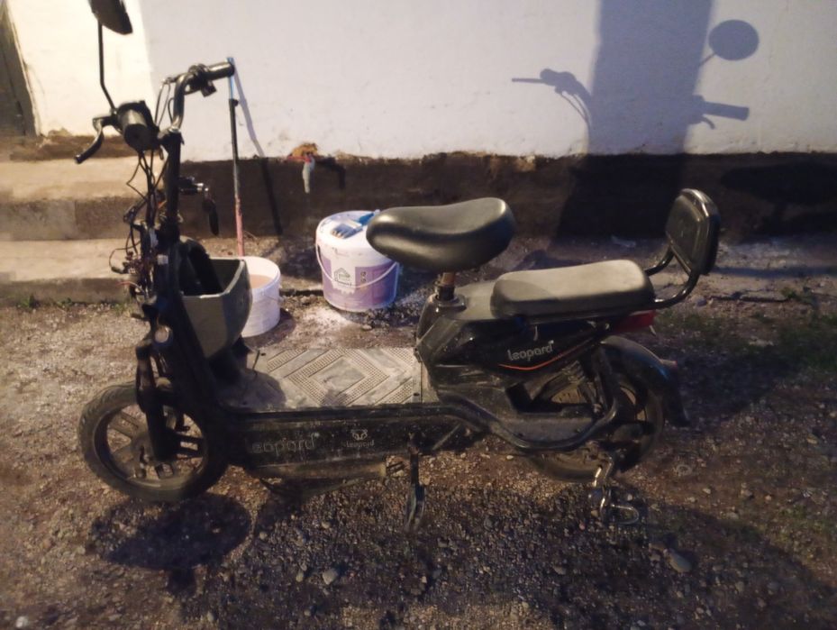 Электро скутер леопард
