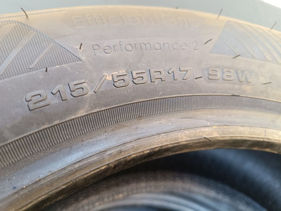 4бр. летни гуми 215/55/17 Goodyear дот 2025 нови!