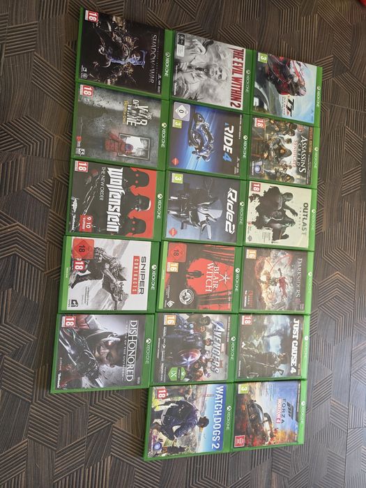 Продавам игри за Xbox one