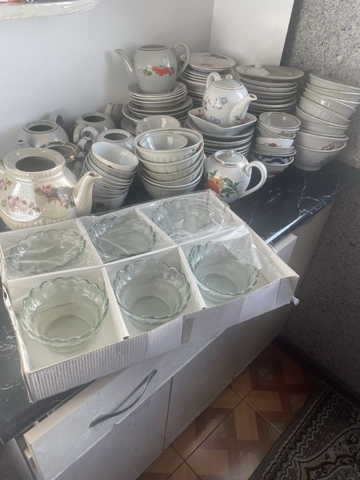 chinni posuda tezroq sotiladi joy egallab turgani uchun