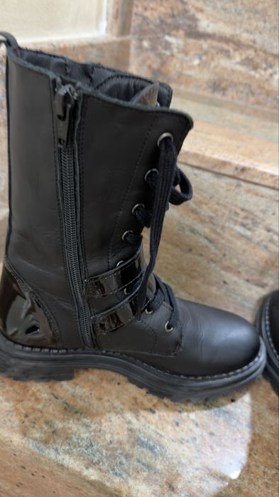 Кожени боти Karl Lagerfeld