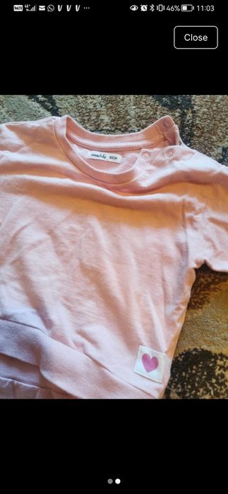 Lot de 3 Compleuri pentru fetite, roz si roz pal, in stare impecabila