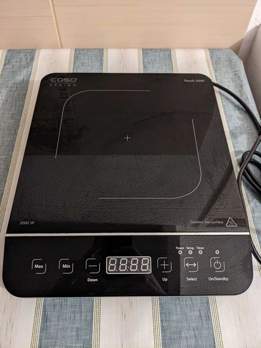 Plita electrica cu inductie CASO - 2000W putere maxima/ajustabila.