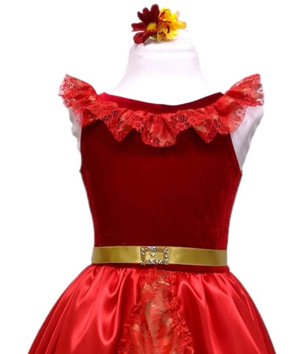 Elena din Avalor rochiță costum fantezie fetite made în România