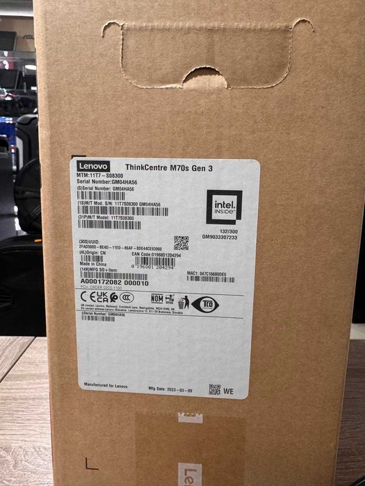 Настолен компютър Lenovo M70s Gen 3 (11T7) i3-12100 16GB 256GB