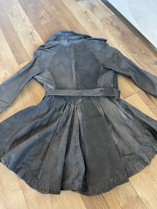 Кожено яке естествена кожа XS размер,сафари XS