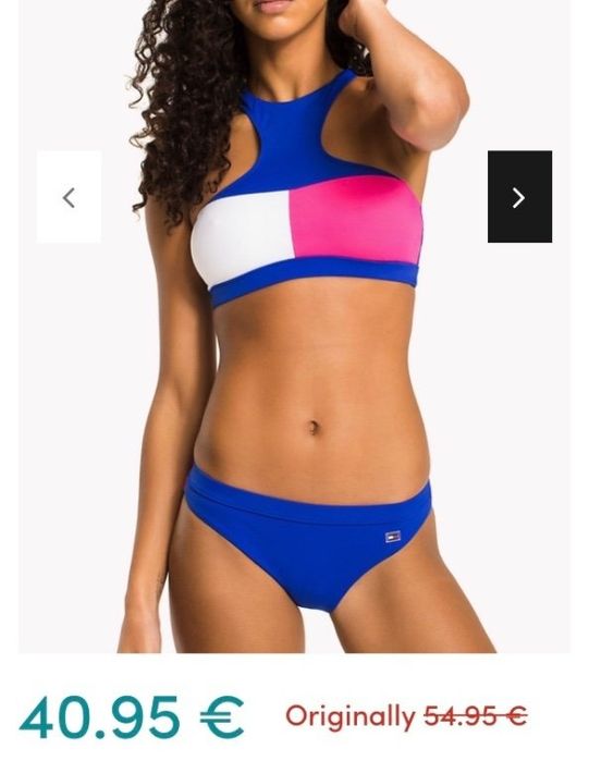 Бански горно Tommy Hilfiger
