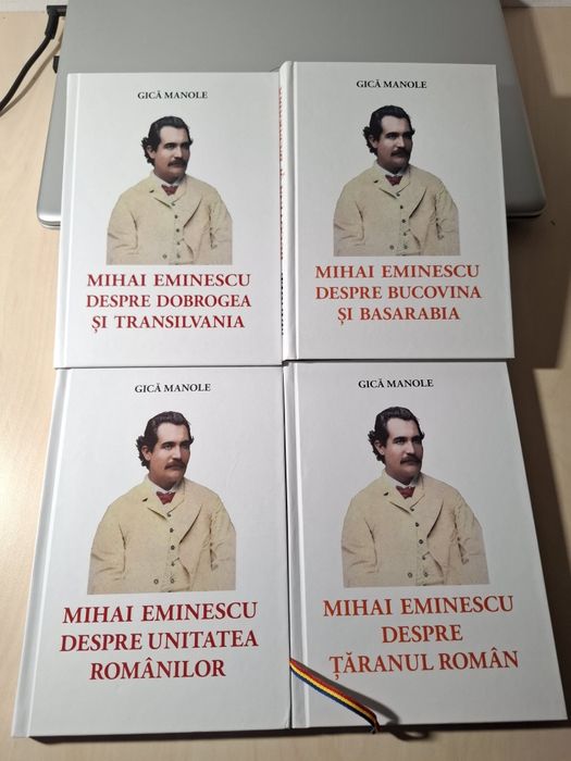 Lot 4 cărți Mihai Eminescu - Gică Manole