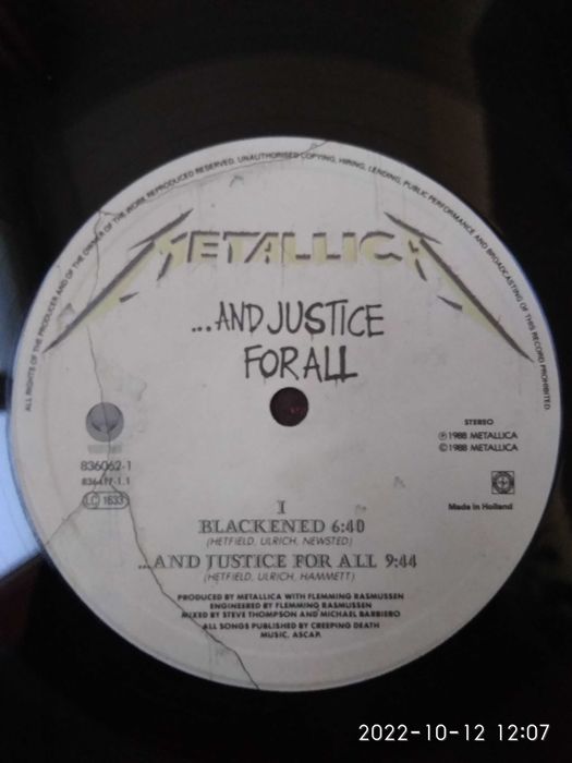 винил Metallica   4 albums