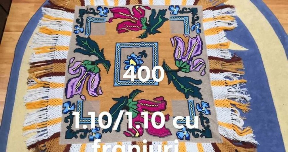 Fețe de masă cusute în chelin