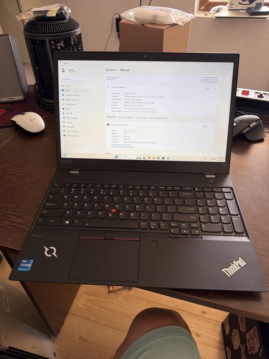 Laptop Lenovo ThinkPad T15 i7 32gb ssd 512