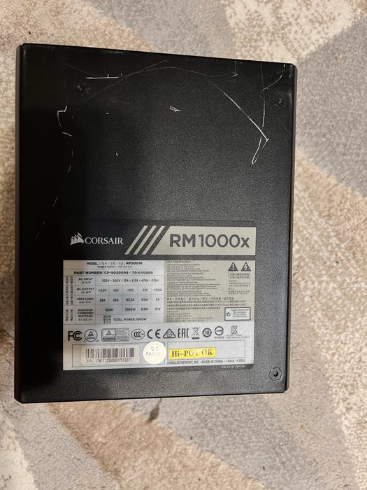 Блок питания Corsair RM1000x