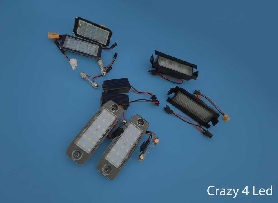 Set de 2 lampi LED pentru numar / iluminare placuta de inmatriculare CANBUS – pentru diverse marci si modele auto.