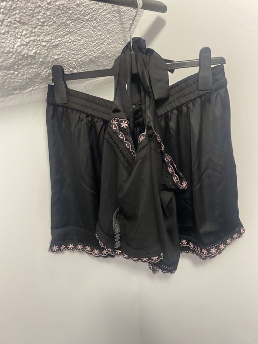 Pijama de noapte cu dantela scurta