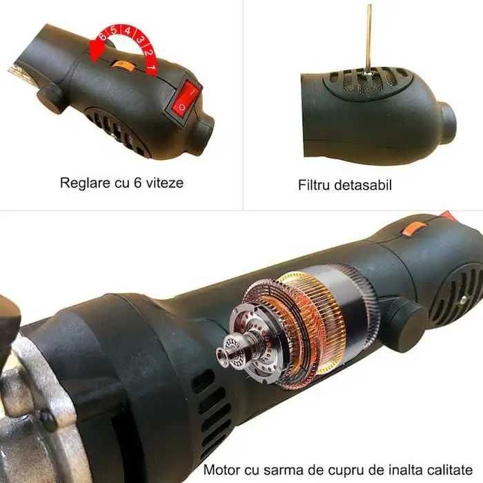 Masina electrica profesionala de tuns oi,900W, cutit 13/4dinti,noua