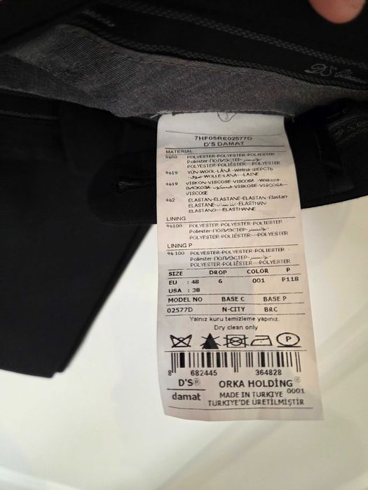 Costum bărbătesc D'S Damat – NOU, mărimea 48