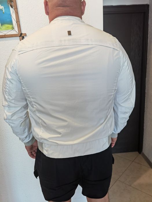 Мъжко бяло яке NCS DENIM