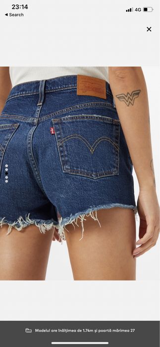 Pantaloni scurți de blugi Levis