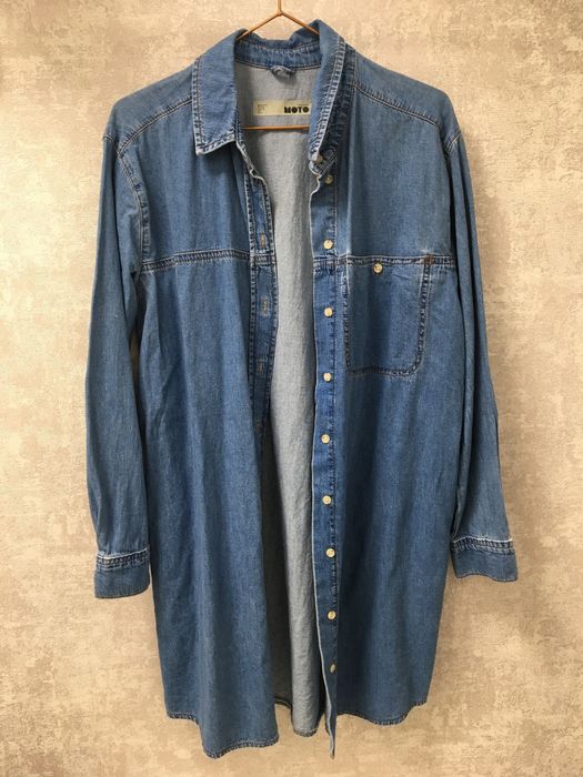 Джинсовая рубашка женская