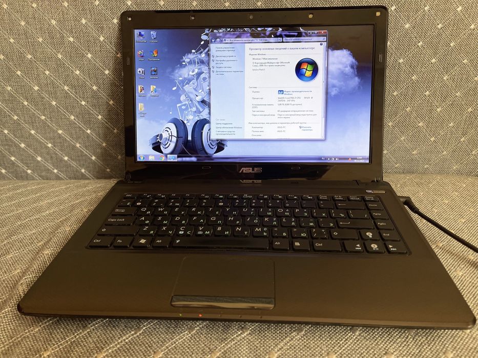 Продам ноутбук Asus K42J Intel core i7