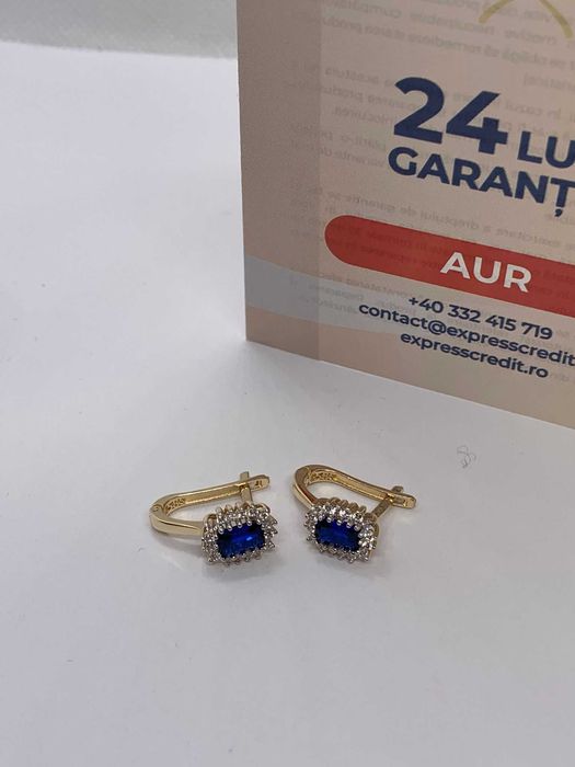 Cercei aur 14K 3.10g (Ag4 Dacia B.51634.4) Garantie 2 ani