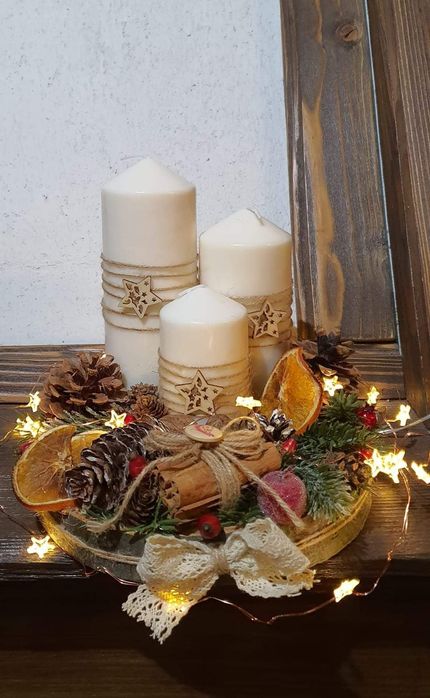 Коледни свещници