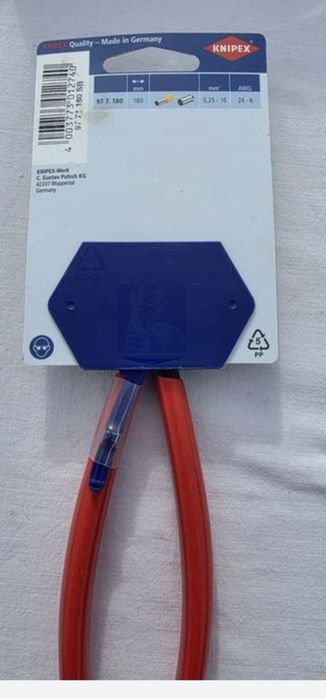 Cleste profesional pentru sertizat Knipex 97 71 180