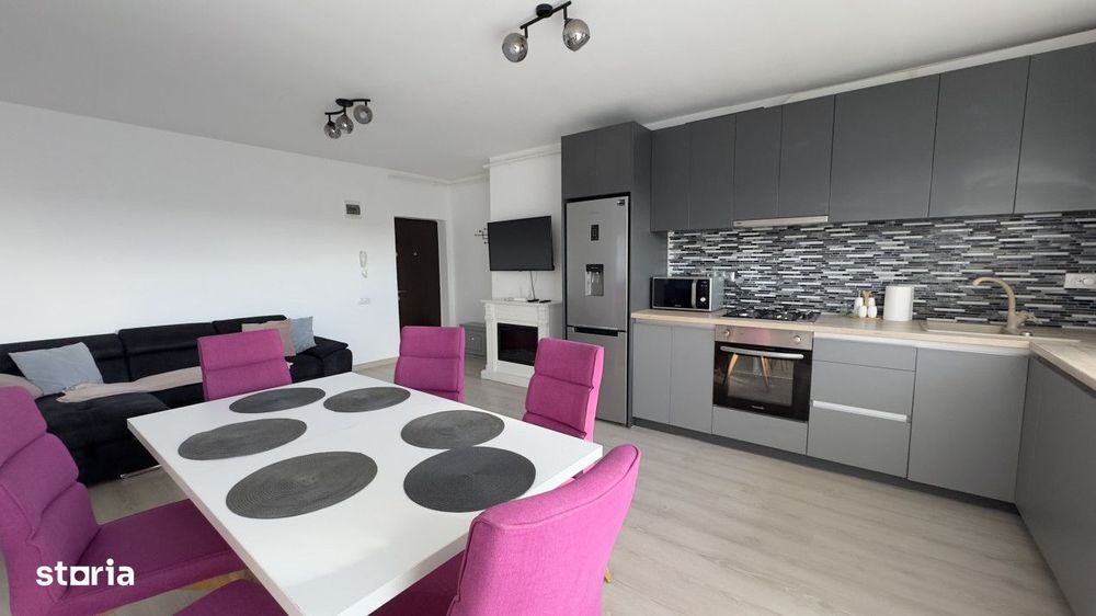 3 camere, 65 mp, 2 balcoane, parcare, Floresti, Tineretului